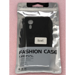 Coque antidérapante en silicone noire pour Samsung Galaxy Xcover 5 - G525F - Présentation du sachet