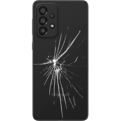 [Réparation] Vitre arrière ORIGINALE Noire pour SAMSUNG Galaxy A33 5G - A336B à Caen