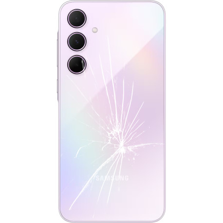[Réparation] Vitre arrière ORIGINALE Lilas pour SAMSUNG Galaxy A35 5G - A356B à Caen