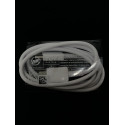 Câble USB-C vers USB-C 25W Blanc 1m ORIGINAL EP-DA705 pour SAMSUNG