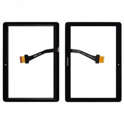 Vitre Tactile Noire + Adhésifs - SAMSUNG Galaxy TAB 2 10.1 - P5100 - P5110
