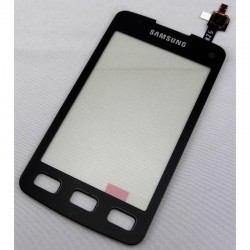 Vitre Tactile ORIGINALE Noire + Adhésifs - SAMSUNG Galaxy XCover - S5690
