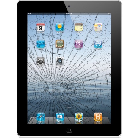[Réparation] Vitre tactile noire de qualité supérieure avec adhésifs pour iPad 3 à Caen