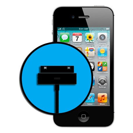 [Réparation] Connecteur de Charge ORIGINAL Noir - iPhone 4S