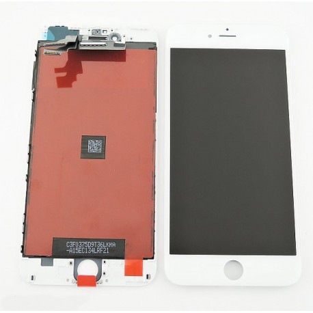 Bloc écran Blanc de qualité supérieure pour iPhone 6 Plus - Présentation avant / arrière