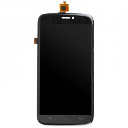 Vitre Tactile Noire + Adhésifs - WIKO Darkside