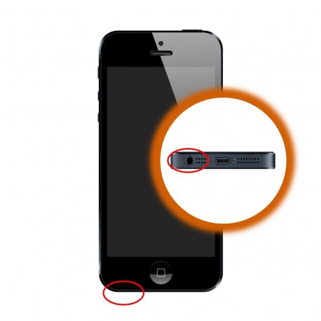 [Réparation] Connecteur de Charge ORIGINAL Noir - iPhone 5