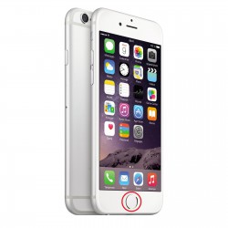[Réparation] Nappe de Bouton HOME Blanc / Argent ORIGINALE - iPhone 6 à Caen