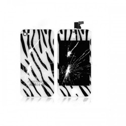 [Réparation] [KIT] Bloc Avant Compatible Zèbre / Vitre Arrière Zèbre - iPhone 4S à Caen