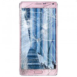 [Réparation] Bloc Avant ORIGINAL Rose - SAMSUNG Galaxy NOTE 4 - N910 à Caen