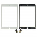 Vitre tactile de qualité originale blanche avec adhésifs pour iPad Mini 3 - A1499 - A1500