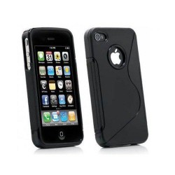 Coque Silicone S-Line NOIRE - iPhone 4 / 4S