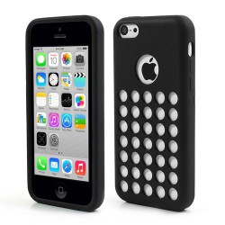 Coque Silicone Noire - iPhone 5C