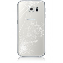 Forfait Réparation Vitre Arrière ORIGINALE Blanche - SAMSUNG Galaxy S6 - G920F à Caen