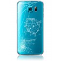 [Réparation] Vitre Arrière ORIGINALE Bleue - SAMSUNG Galaxy S6 - G920F