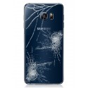 [Réparation] Vitre Arrière ORIGINALE Bleue / Noire - SAMSUNG Galaxy S6 - G920F