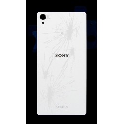 [Réparation] Vitre Arrière ORIGINALE Blanche - SONY Xperia Z3 - D6603 / D6643 / D6653 à Caen