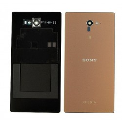 Vitre Arrière ORIGINALE Cuivre - SONY Xperia M2 Aqua - Présentation avant / arrière