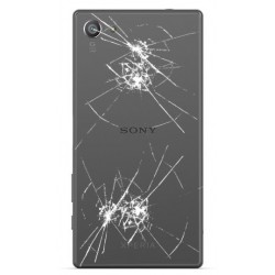 [Réparation] Vitre Arrière ORIGINALE Grise / Noire - SONY Xperia Z5 à Caen