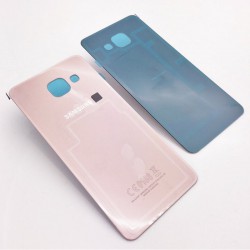 Vitre arrière ORIGINALE Rose pour SAMSUNG Galaxy A3 2016 - A310F - Présentation avant / arrière