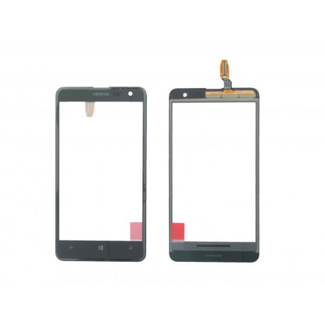 Vitre Tactile Noire + Adhésifs ORIGINALE - NOKIA Lumia 625